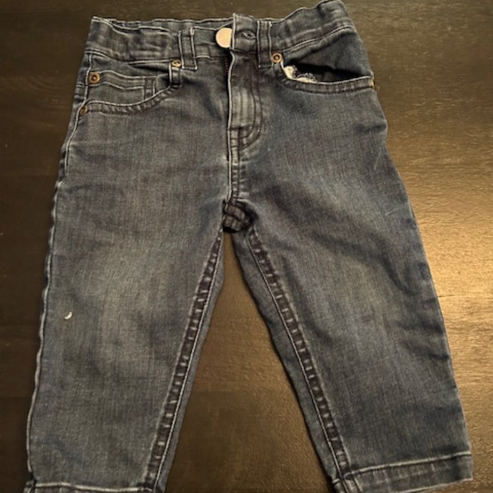 Monica + Andy dark skinny jeans, 12-18 Months
